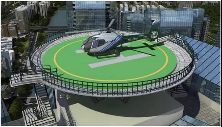 屋頂停機(jī)坪雷電預(yù)警防護(hù)方案