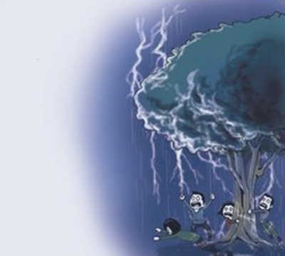  雷雨臨空，你應(yīng)該躲到哪里去？-雷擊事故
