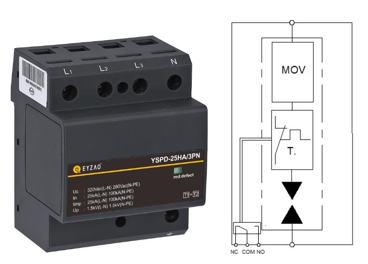復(fù)合型浪涌保護器的特點 復(fù)合型浪涌保護器的特點